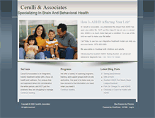 Tablet Screenshot of cerulliandassociates.com